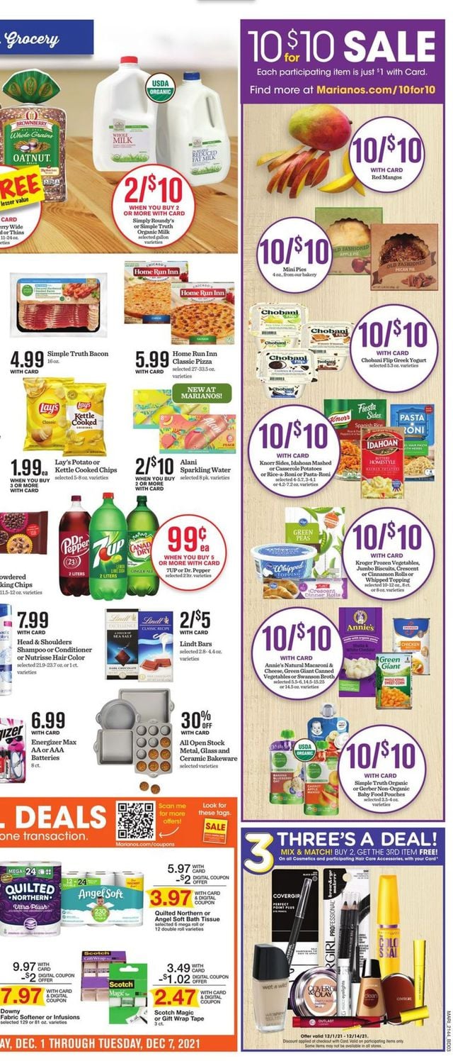Mariano’s Ad from 12/01/2021