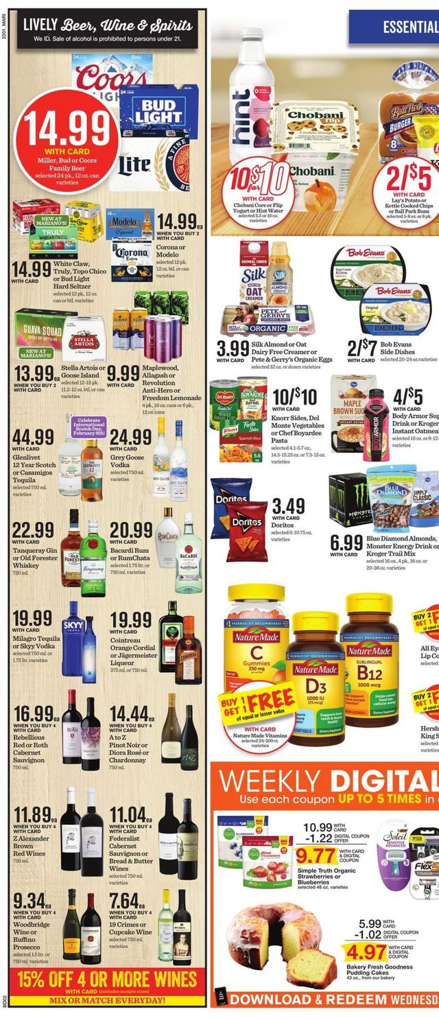 Mariano’s Ad from 02/02/2022