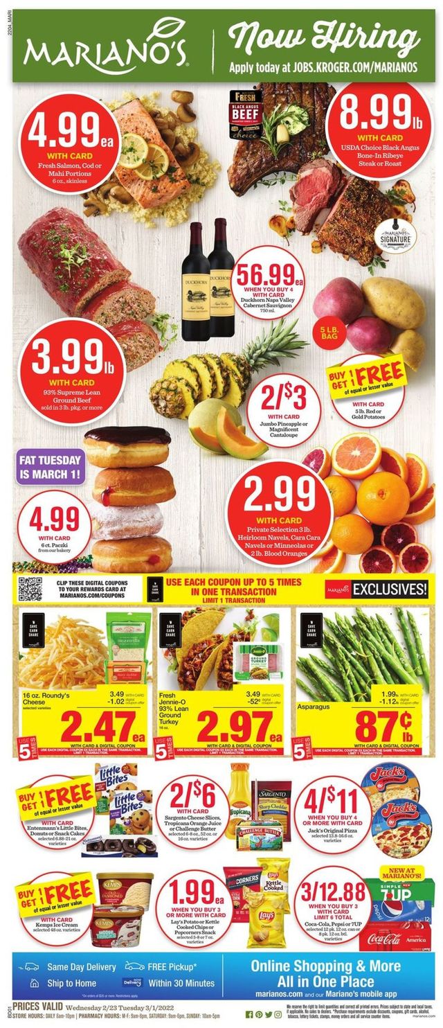 Mariano’s Ad from 02/23/2022