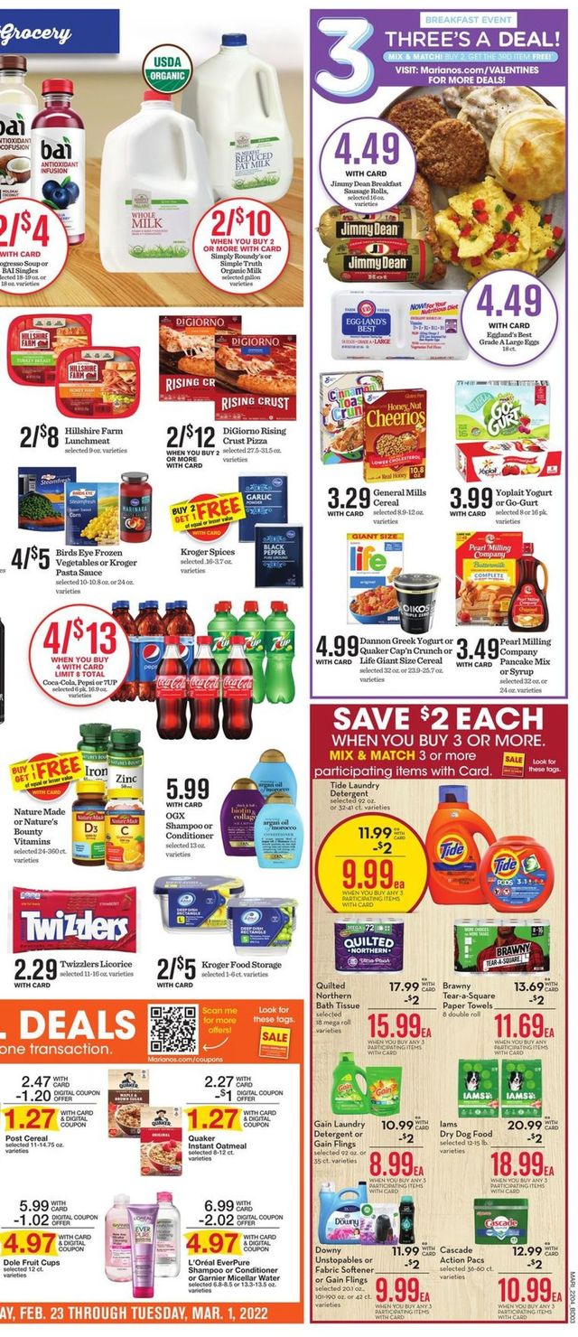 Mariano’s Ad from 02/23/2022