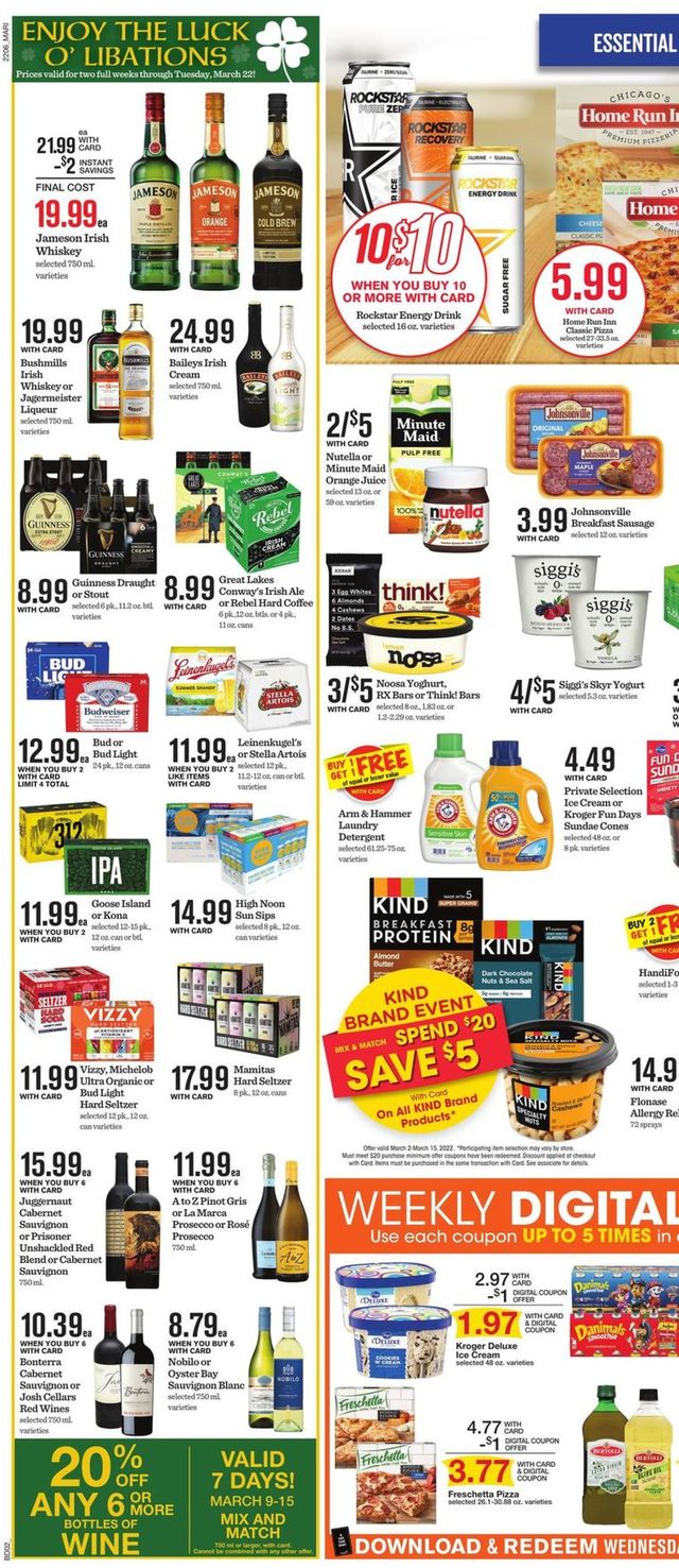 Mariano’s Ad from 03/09/2022