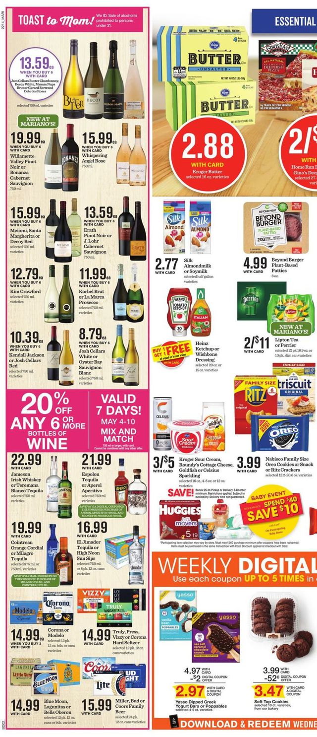 Mariano’s Ad from 05/04/2022