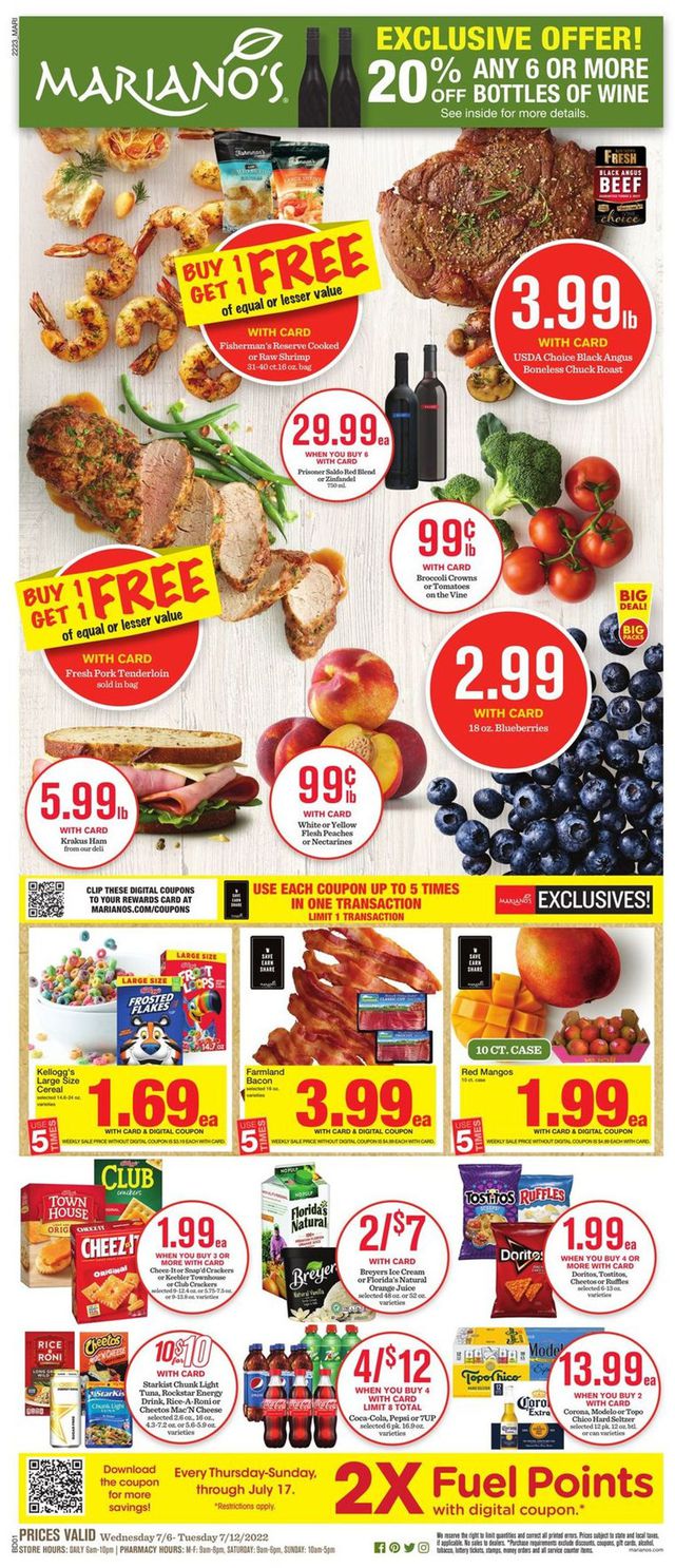 Mariano’s Ad from 07/06/2022