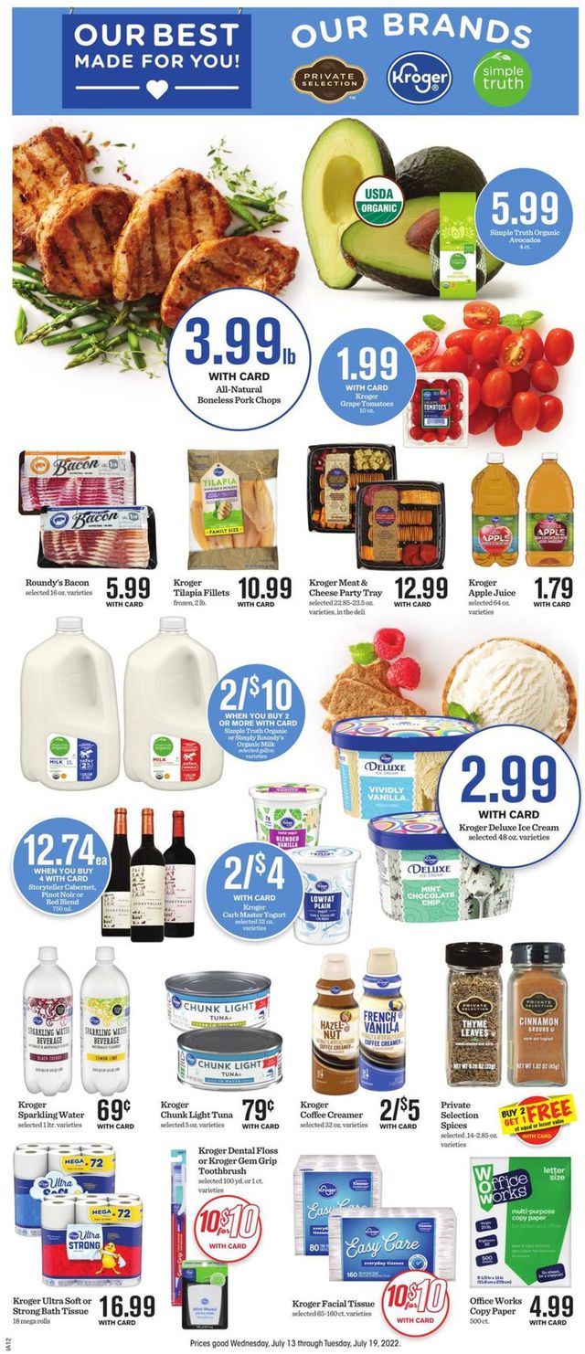 Mariano’s Ad from 07/13/2022