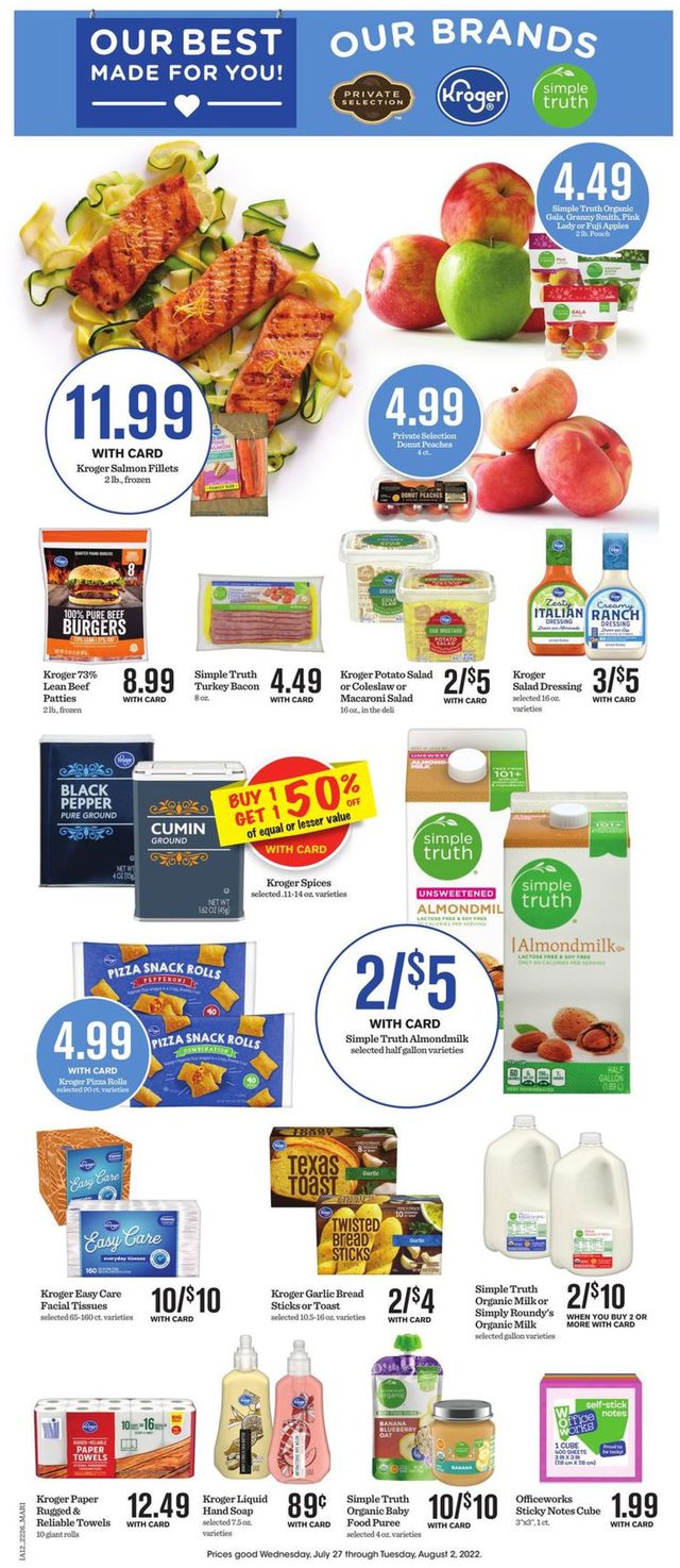 Mariano’s Ad from 07/27/2022