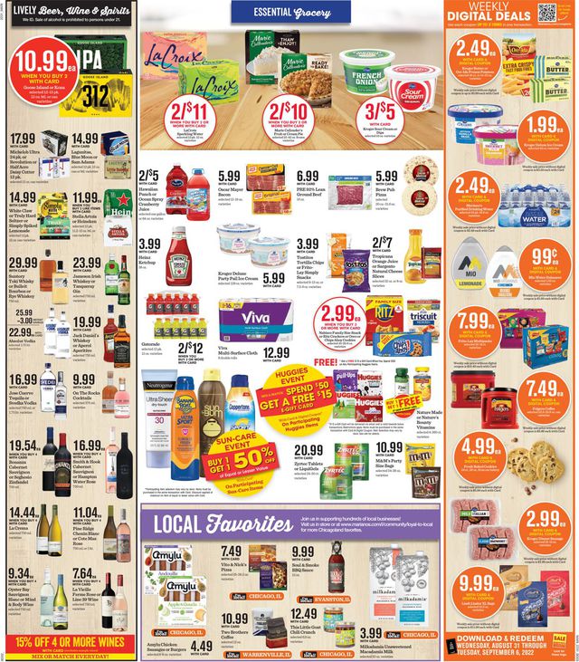 Mariano’s Ad from 08/31/2022
