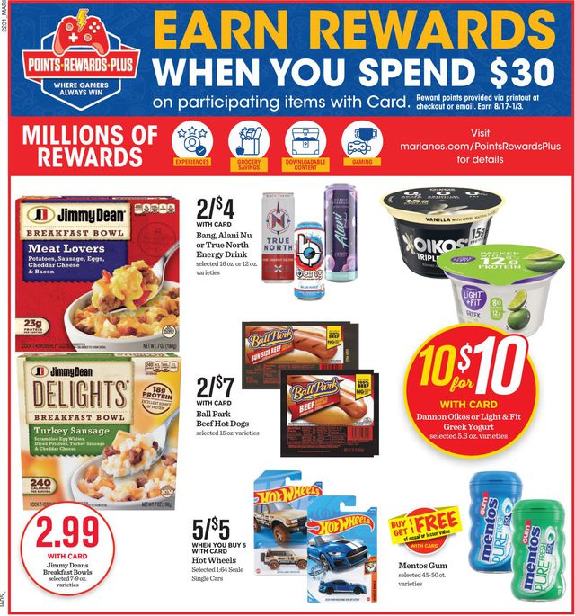 Mariano’s Ad from 08/31/2022