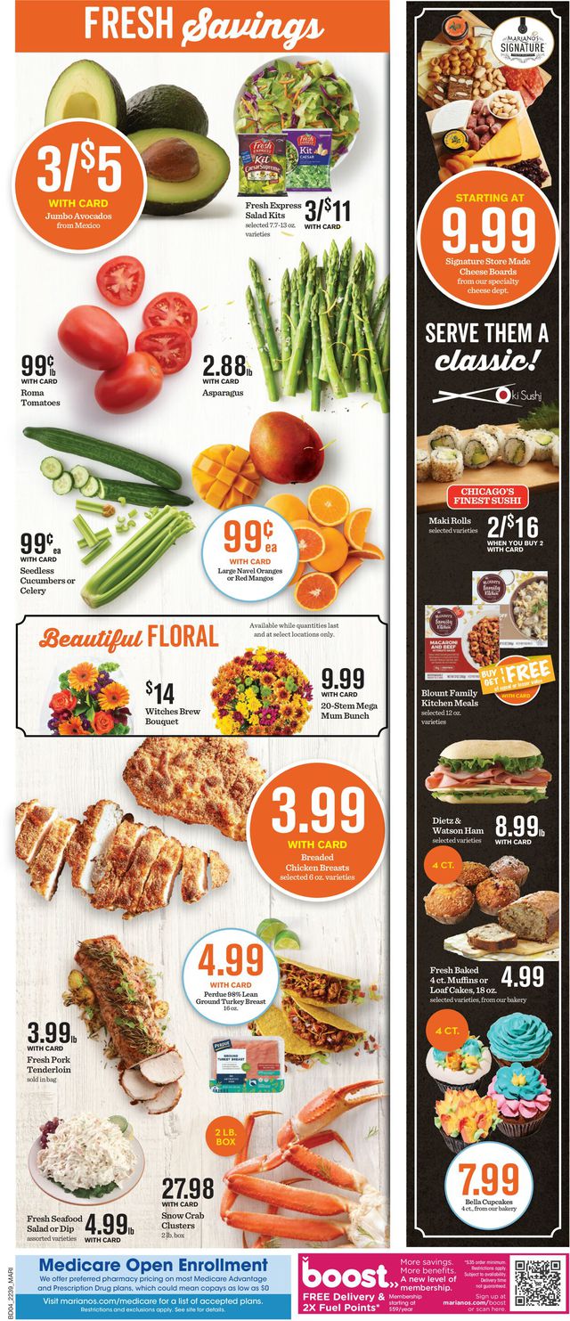 Mariano’s Ad from 10/26/2022