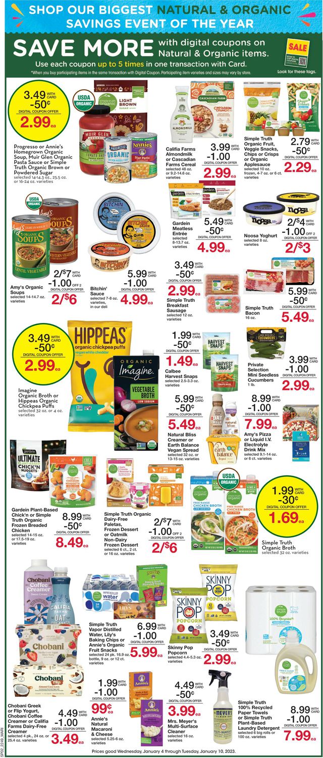 Mariano’s Ad from 01/04/2023