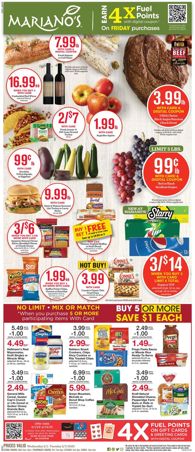Mariano’s Ad from 02/01/2023