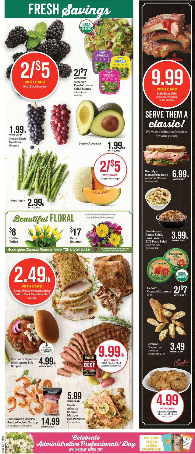 Mariano’s Ad from 04/19/2023