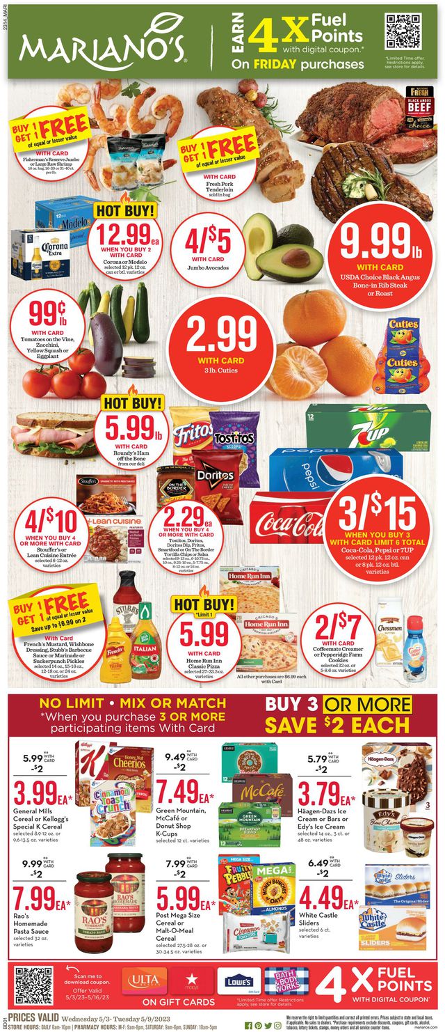 Mariano’s Ad from 05/03/2023