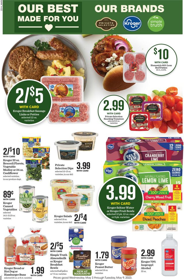 Mariano’s Ad from 05/03/2023
