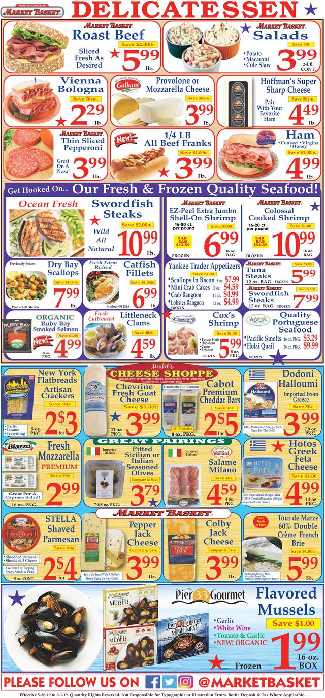 Market Basket Ad from 05/26/2019