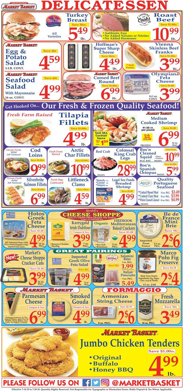 Market Basket Ad from 07/14/2019