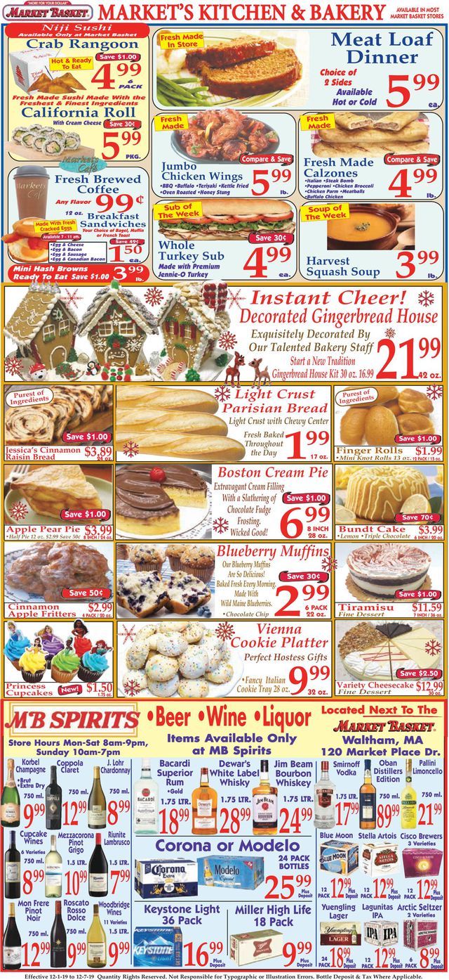 Market Basket Ad from 12/01/2019
