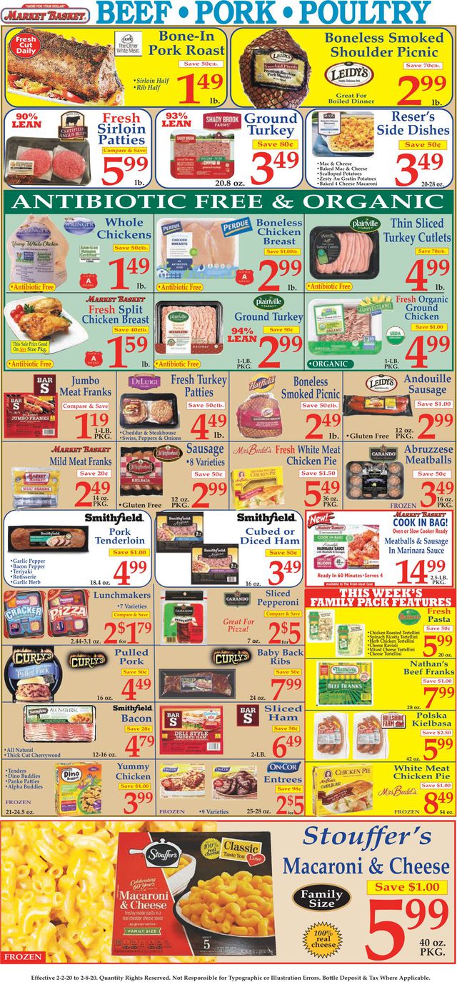 Market Basket Ad from 02/02/2020