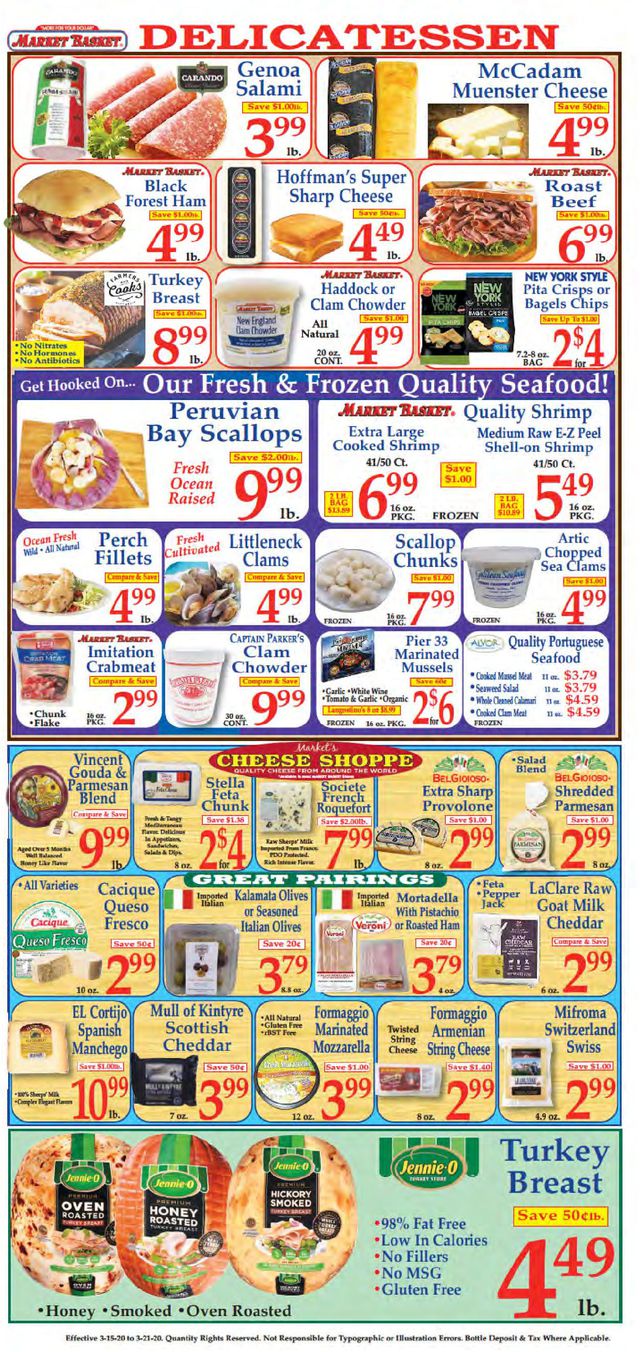 Market Basket Ad from 03/15/2020