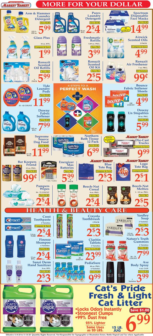 Market Basket Ad from 11/09/2020