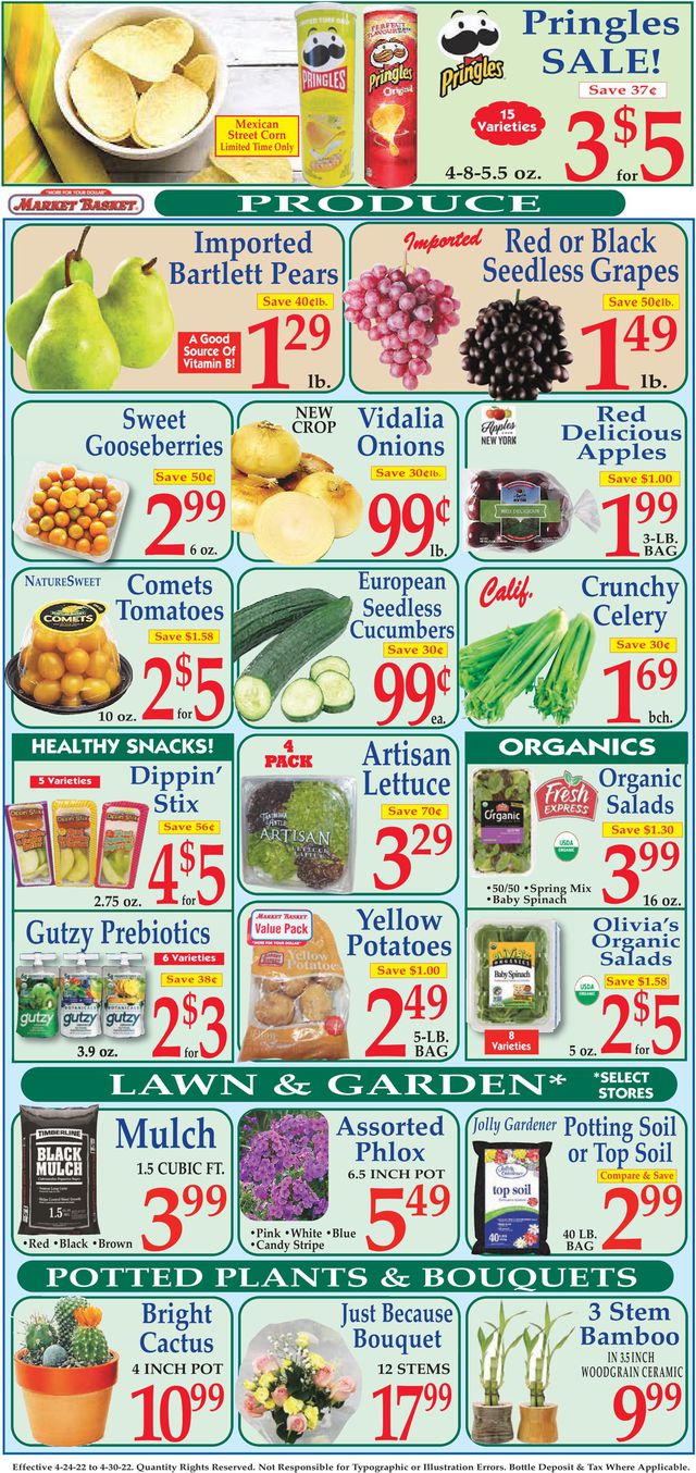 Market Basket Ad from 04/24/2022