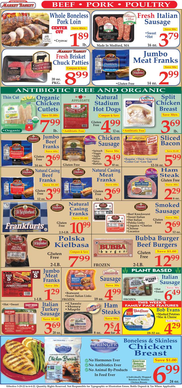 Market Basket Ad from 05/29/2022