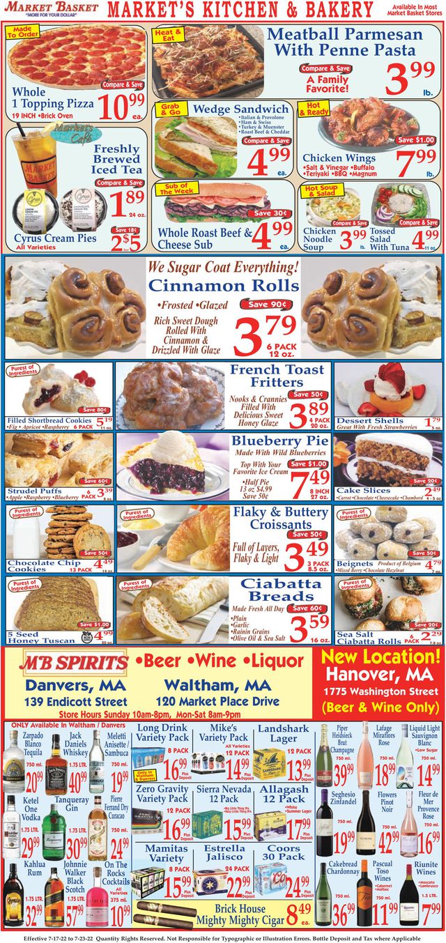 Market Basket Ad from 07/17/2022