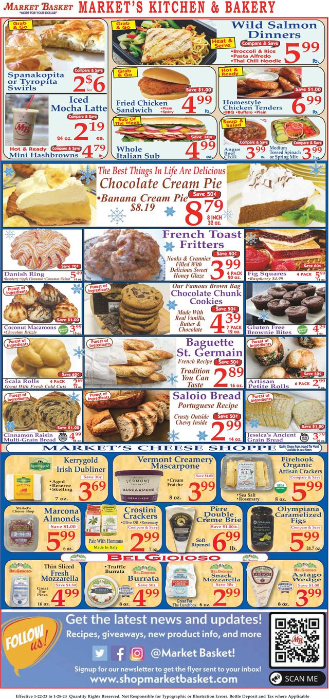 Market Basket Ad from 01/22/2023