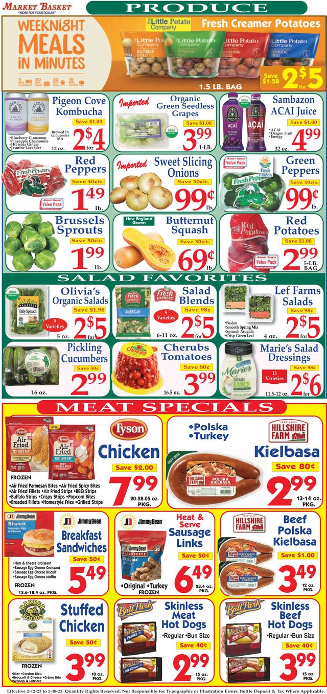 Market Basket Ad from 02/12/2023