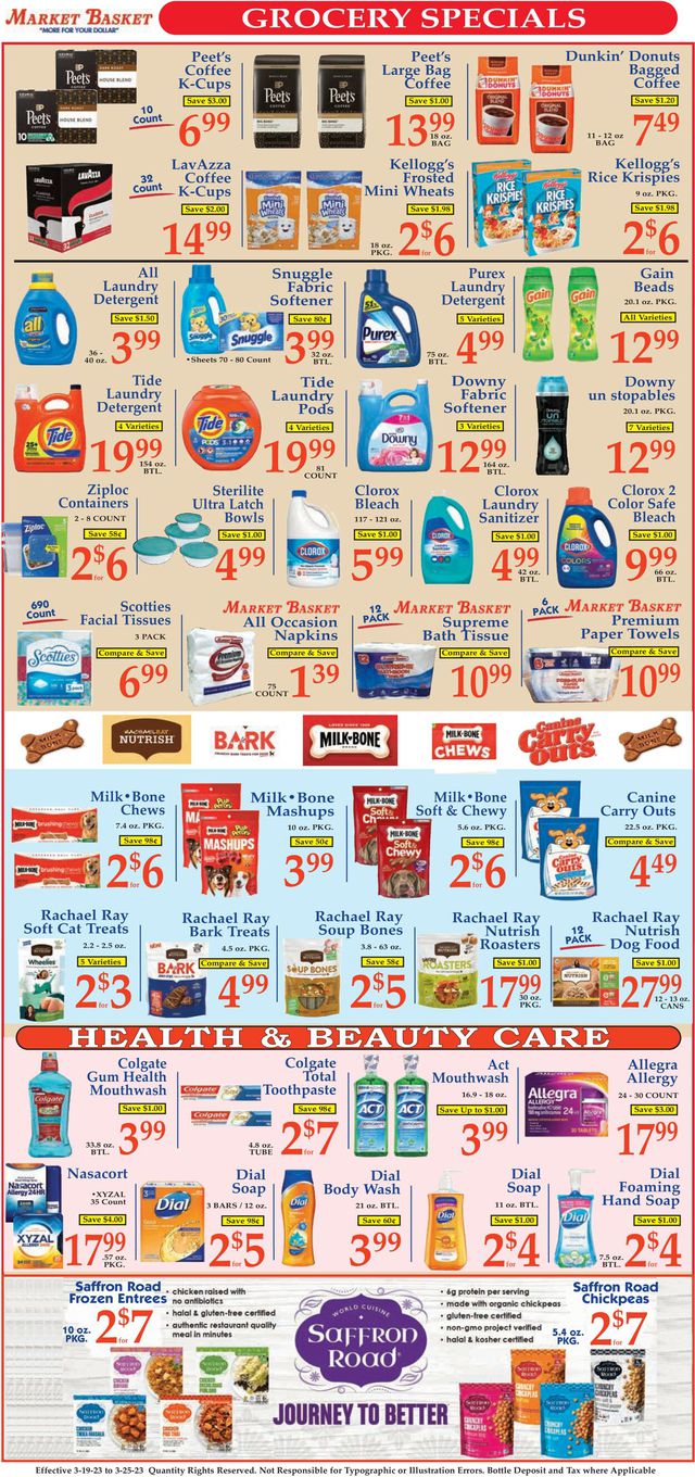 Market Basket Ad from 03/19/2023
