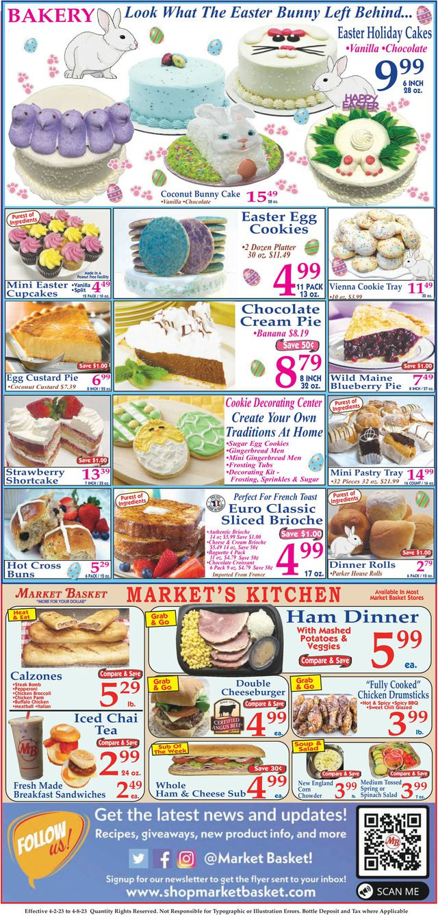 Market Basket Ad from 04/02/2023