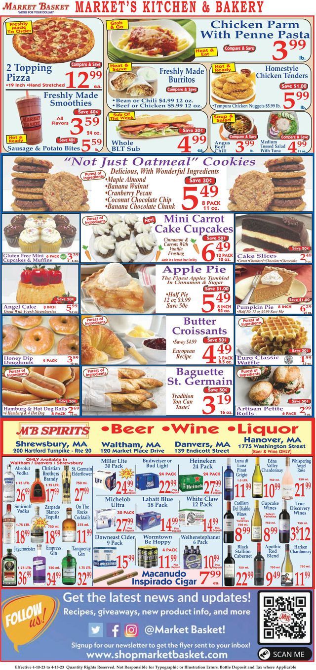 Market Basket Ad from 04/10/2023