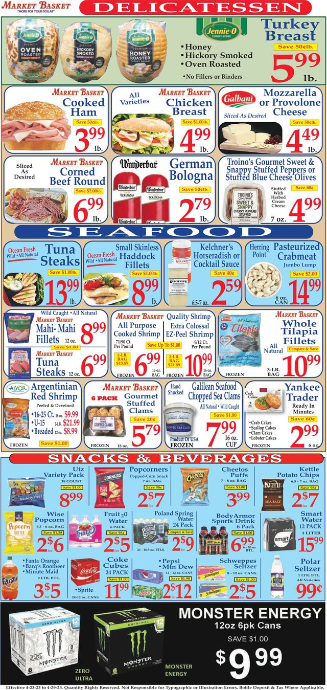 Market Basket Ad from 04/23/2023
