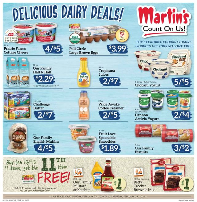 Martin’s Ad from 02/23/2020