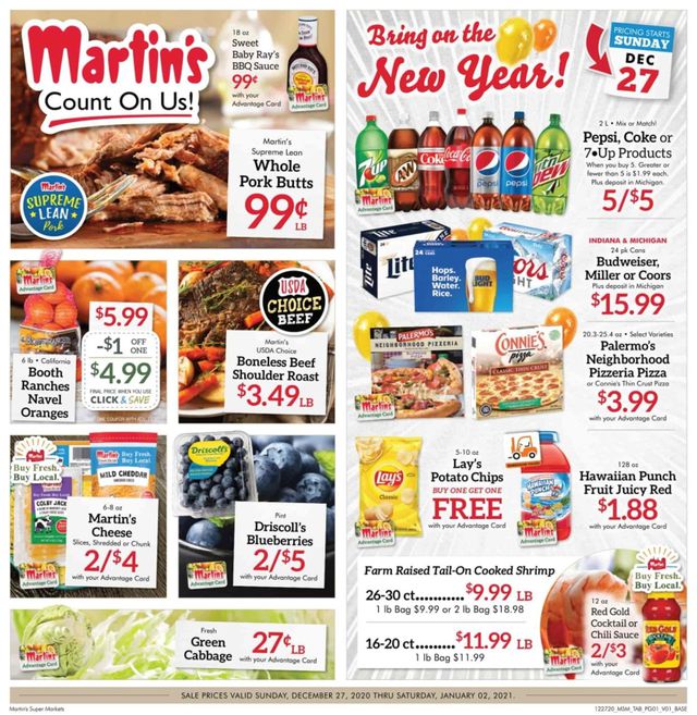 Martin’s Ad from 12/27/2020