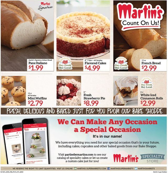 Martin’s Ad from 04/18/2021