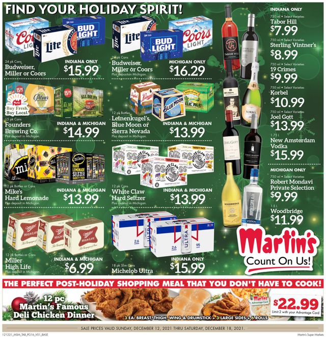 Martin’s Ad from 12/12/2021