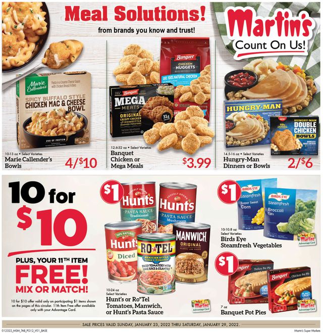 Martin’s Ad from 01/23/2022