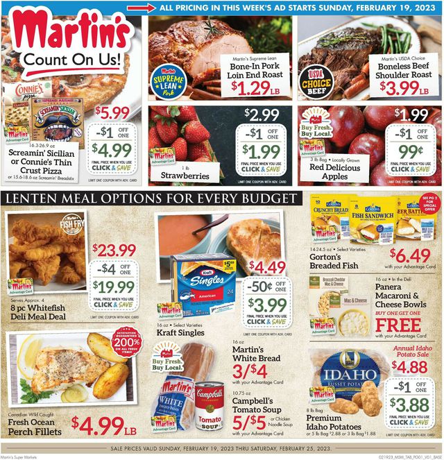 Martin’s Ad from 02/19/2023