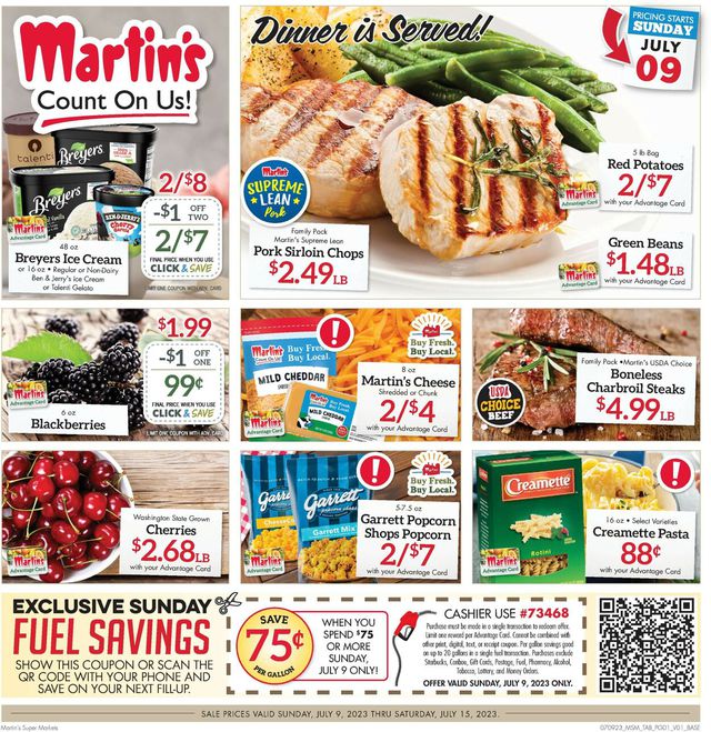 Martin’s Ad from 07/09/2023