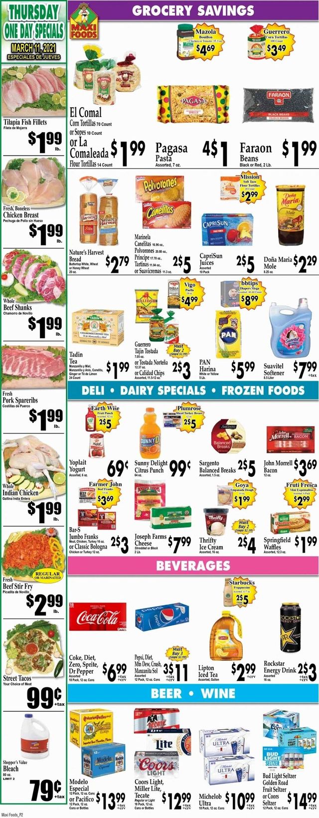 Maxi Foods Ad from 03/10/2021