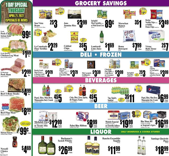 Maxi Foods Ad from 04/20/2022