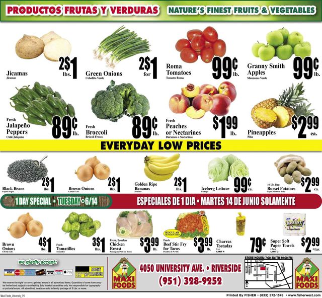 Maxi Foods Ad from 06/08/2022