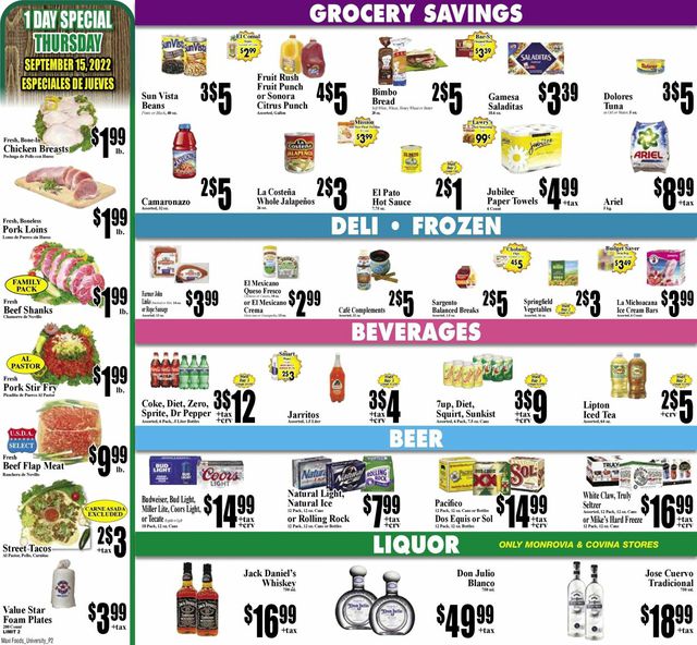 Maxi Foods Ad from 09/14/2022