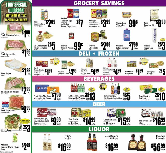 Maxi Foods Ad from 09/28/2022