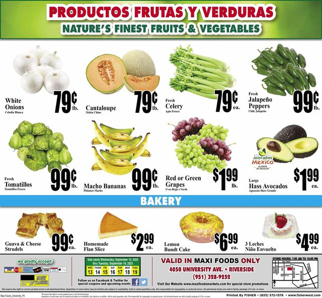 Maxi Foods Ad from 09/06/2023