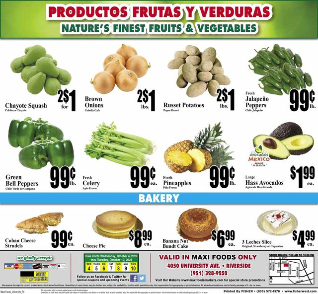 Maxi Foods Ad from 10/04/2023