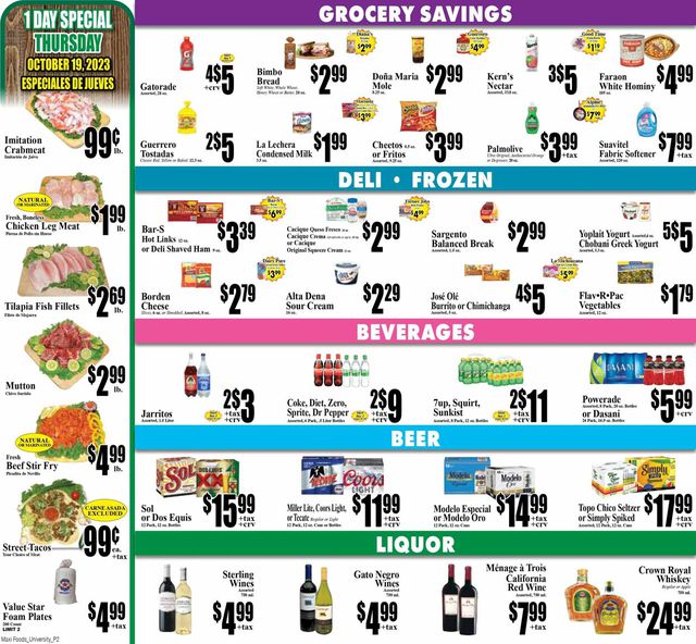 Maxi Foods Ad from 10/11/2023