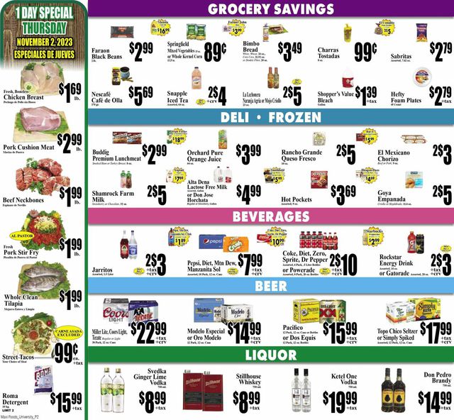 Maxi Foods Ad from 10/25/2023
