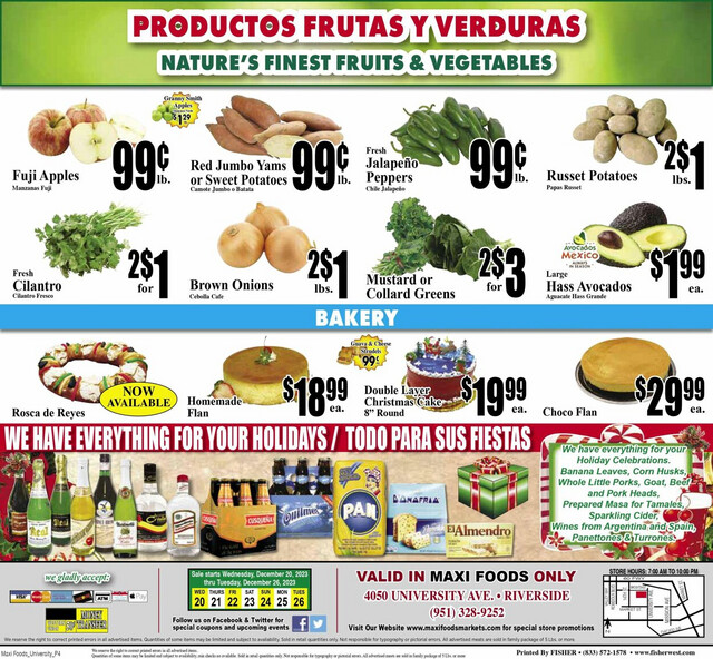 Maxi Foods Ad from 12/20/2023