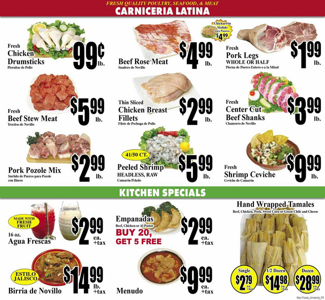 Maxi Foods Ad from 12/27/2023